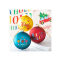 Set of 3 Nostalgic Christmas Glass Baubles