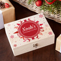 Personalised Snowflake Wreath Christmas Eve Box