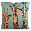 Giraffe Waterproof Cushion Covers 43x43 Cm Reversible Breathable Indoor