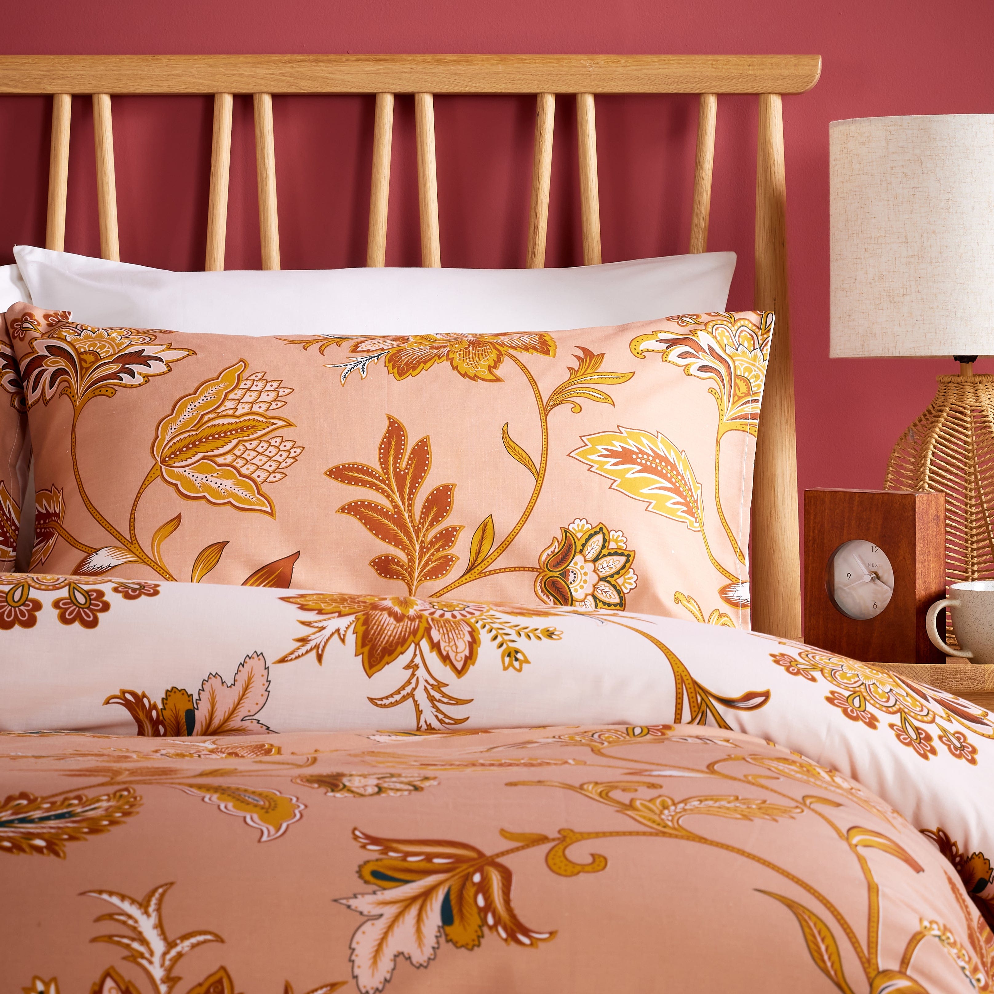 Shimla Duvet Cover Set Easy Care Reversible Quilt Cover With Pillowcases