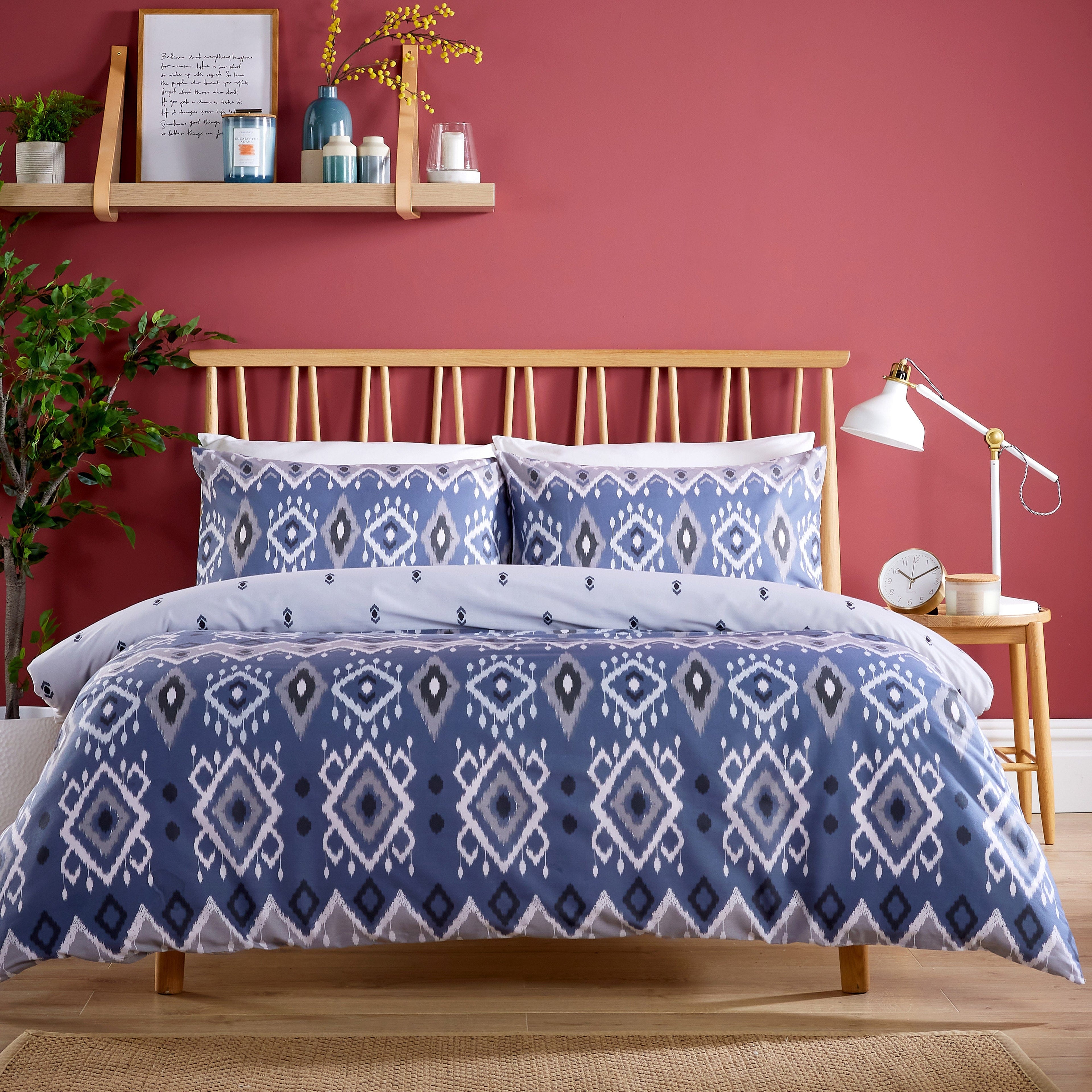Taxila Duvet Cover Set Easy Care Reversible Cotton Mix Super Soft for Everyday Luxury Hotel-Style