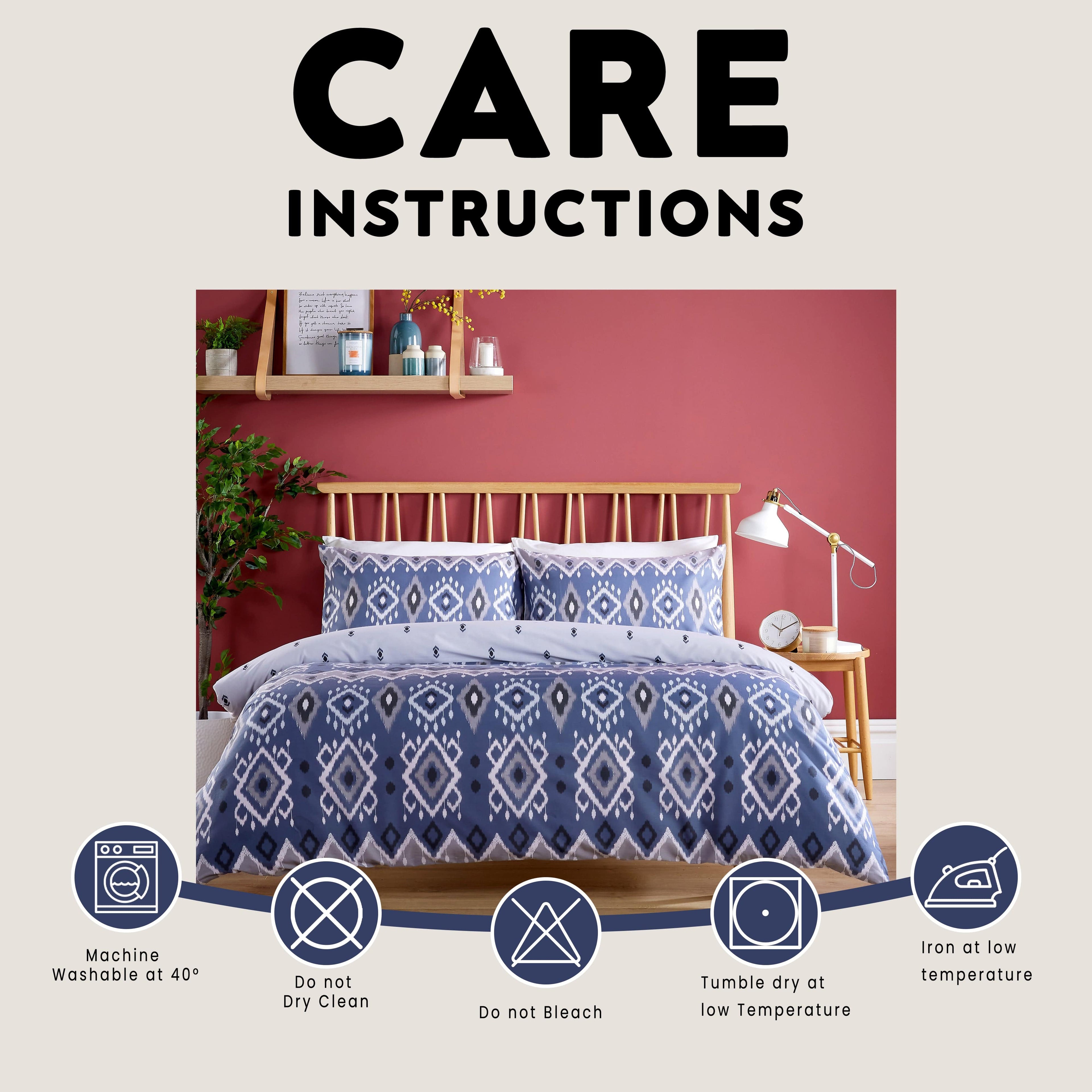 Taxila Duvet Cover Set Easy Care Reversible Cotton Mix Super Soft for Everyday Luxury Hotel-Style