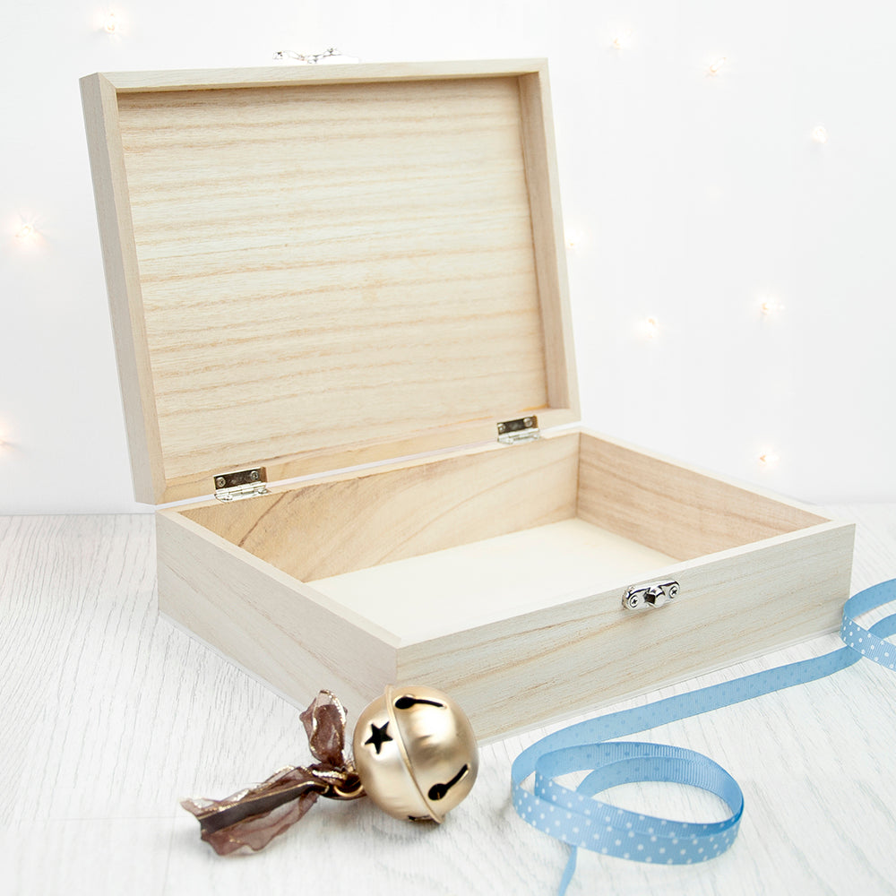 Personalised Snowflake Wreath Christmas Eve Box